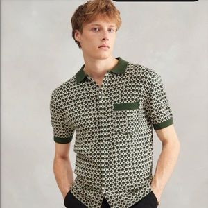 Percival casa picante knit shirt